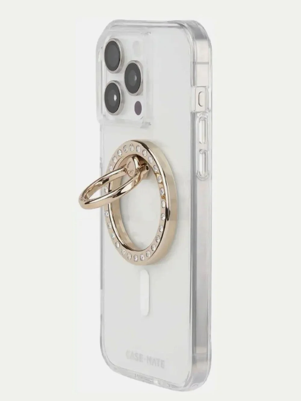Kate Spade MagSafe Ring Stand Finger Grip Phone Stand 360° Rotation NIB Gold